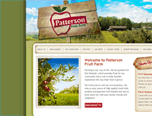 Tablet Screenshot of pattersonfarm.com